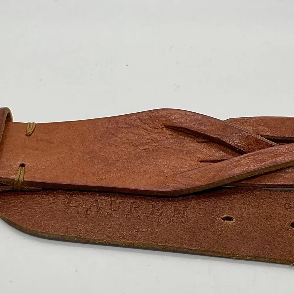 Lauren by Ralph Lauren Brown Leather Belt